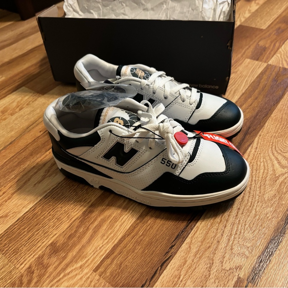 New Balance 550 White Dark Green New